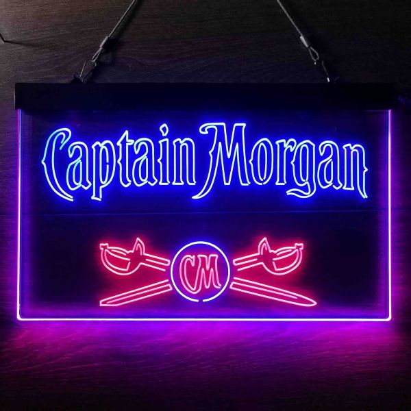 Captain Morgan Sword CM Dual LED Neon Light Sign